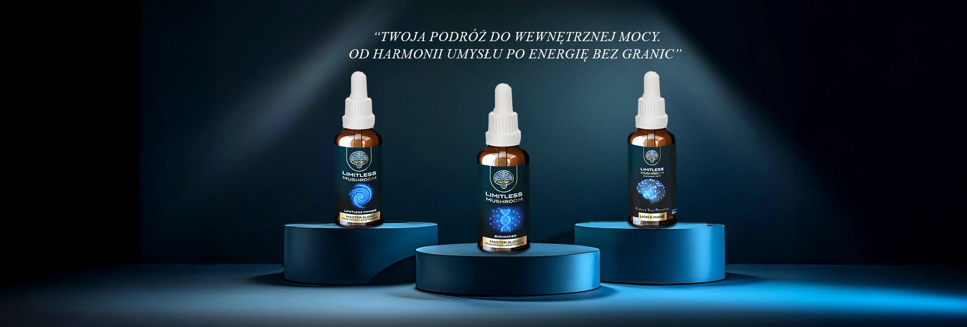 baner z olejkami limitless mushroom